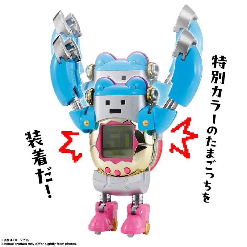 Tamagotchi Soul of Chogokin Diecast Akčná Figúrka Tamagotchi Robot 10 cm produktová fotografia