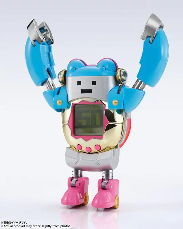 Tamagotchi Soul of Chogokin Diecast Akčná Figúrka Tamagotchi Robot 10 cm produktová fotografia