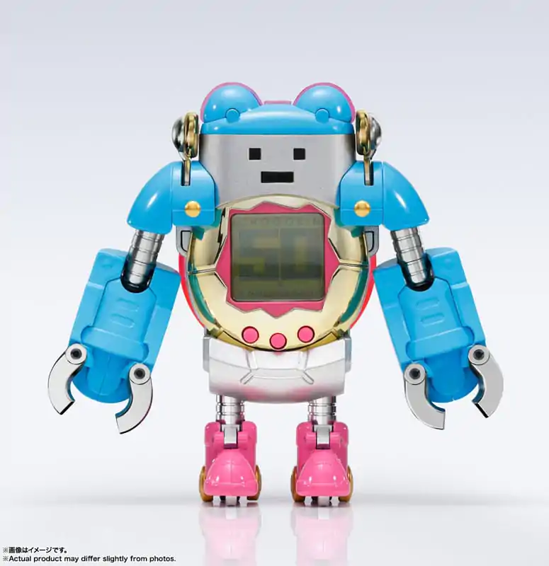 Tamagotchi Soul of Chogokin Diecast Akčná Figúrka Tamagotchi Robot 10 cm produktová fotografia