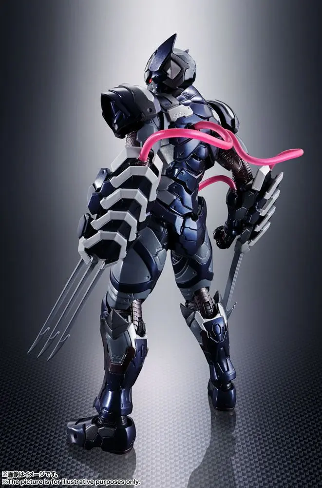 Tech-On Avengers S.H. Figuarts Akčná figúrka Venom Symbiote Wolverine 16 cm termékfotó