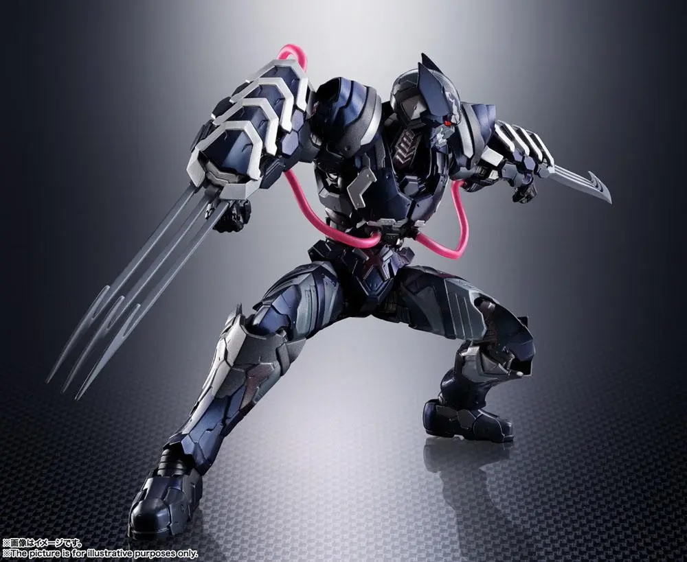 Tech-On Avengers S.H. Figuarts Akčná figúrka Venom Symbiote Wolverine 16 cm termékfotó