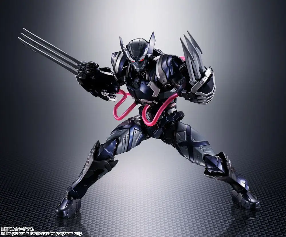 Tech-On Avengers S.H. Figuarts Akčná figúrka Venom Symbiote Wolverine 16 cm termékfotó