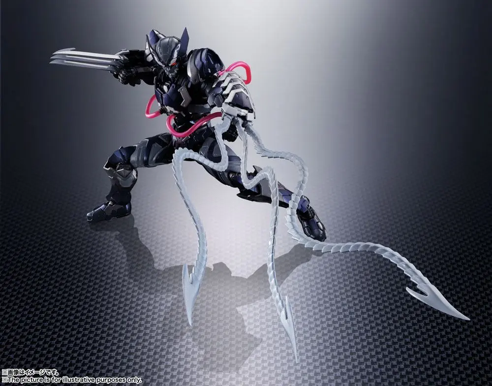 Tech-On Avengers S.H. Figuarts Akčná figúrka Venom Symbiote Wolverine 16 cm termékfotó