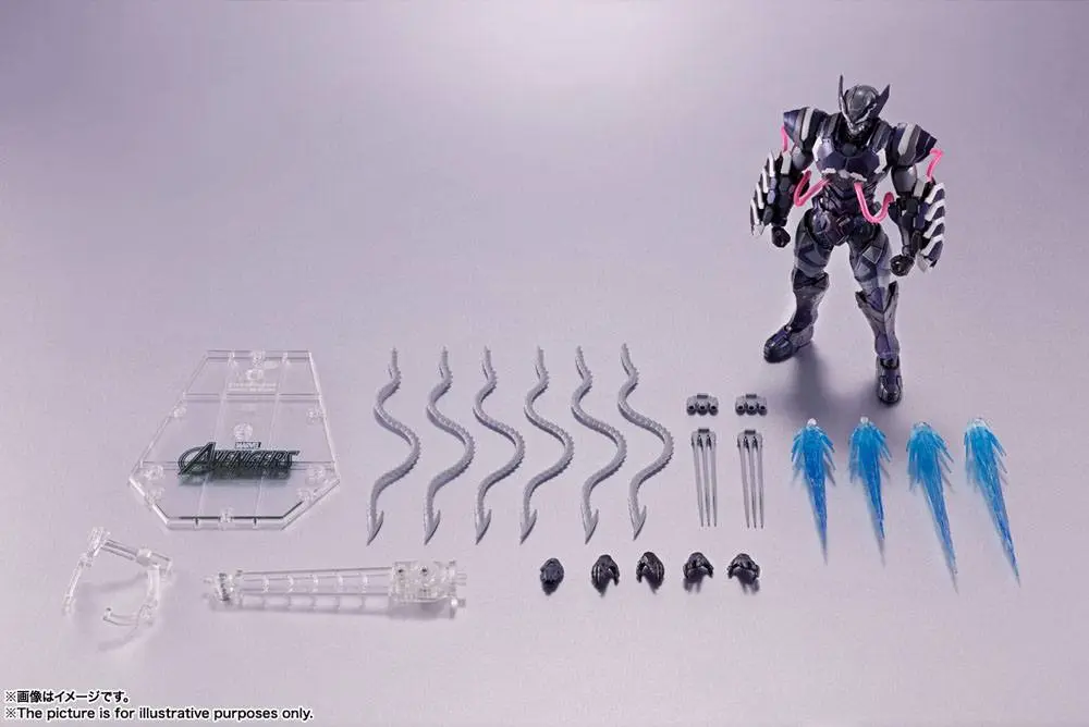 Tech-On Avengers S.H. Figuarts Akčná figúrka Venom Symbiote Wolverine 16 cm termékfotó