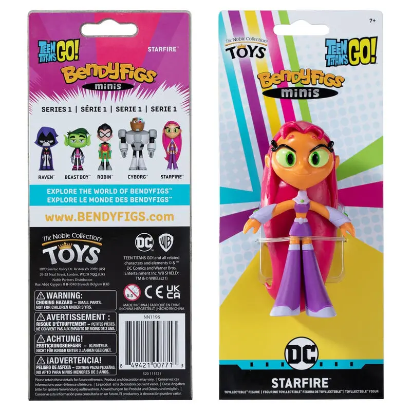 Teen Titans Go! Ohybná figúrka Starfire 11 cm termékfotó