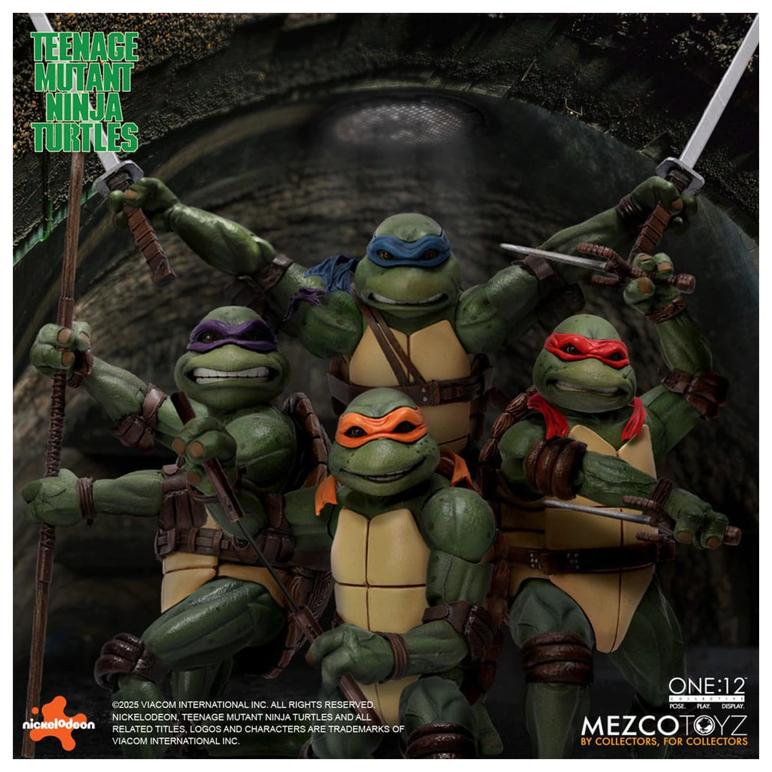 Teenage Mutant Ninja Turtles Figures box set 1/12 Teenage Mutant Ninja Turtles (1990 Movie) 15 cm produktová fotografia
