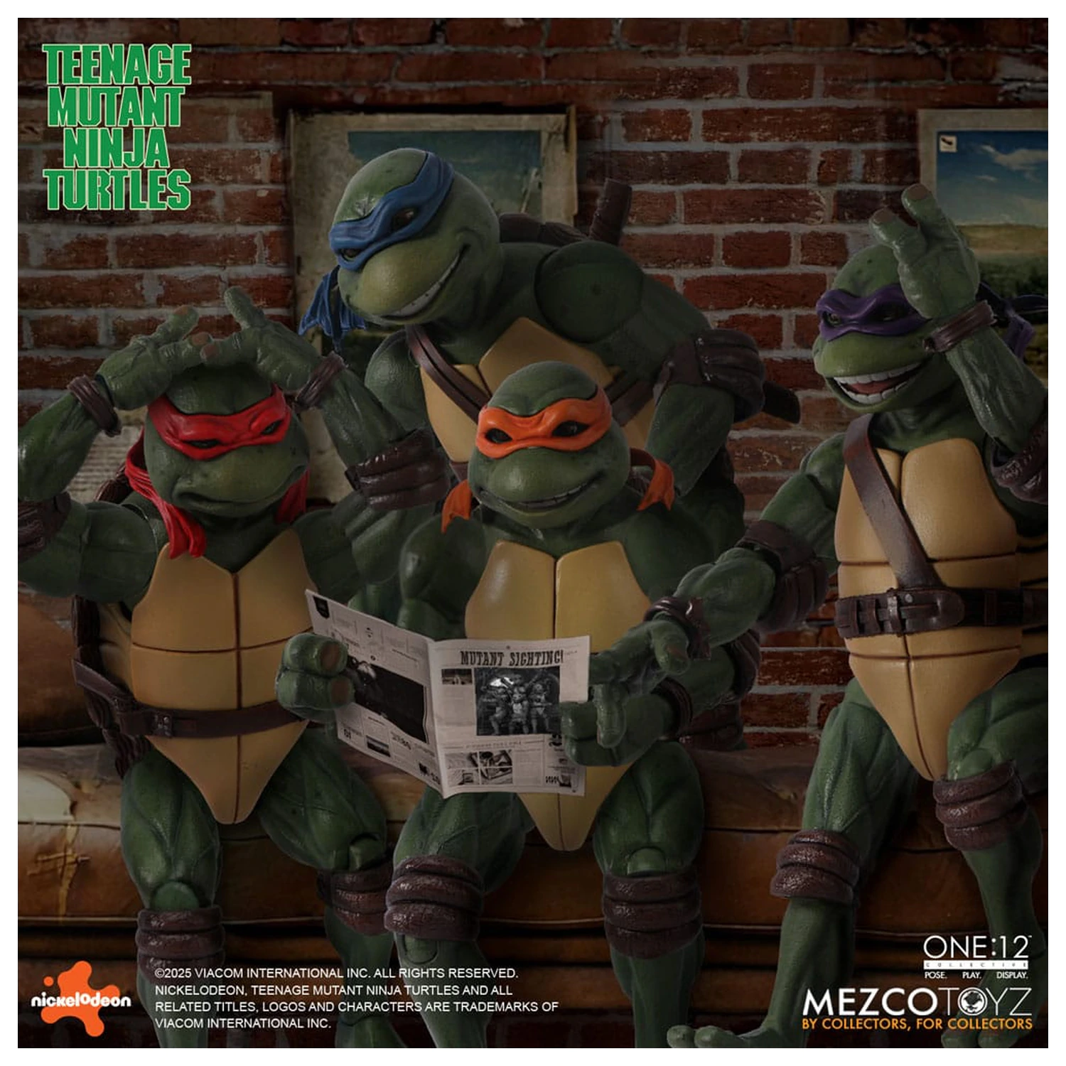 Teenage Mutant Ninja Turtles Figures box set 1/12 Teenage Mutant Ninja Turtles (1990 Movie) 15 cm produktová fotografia