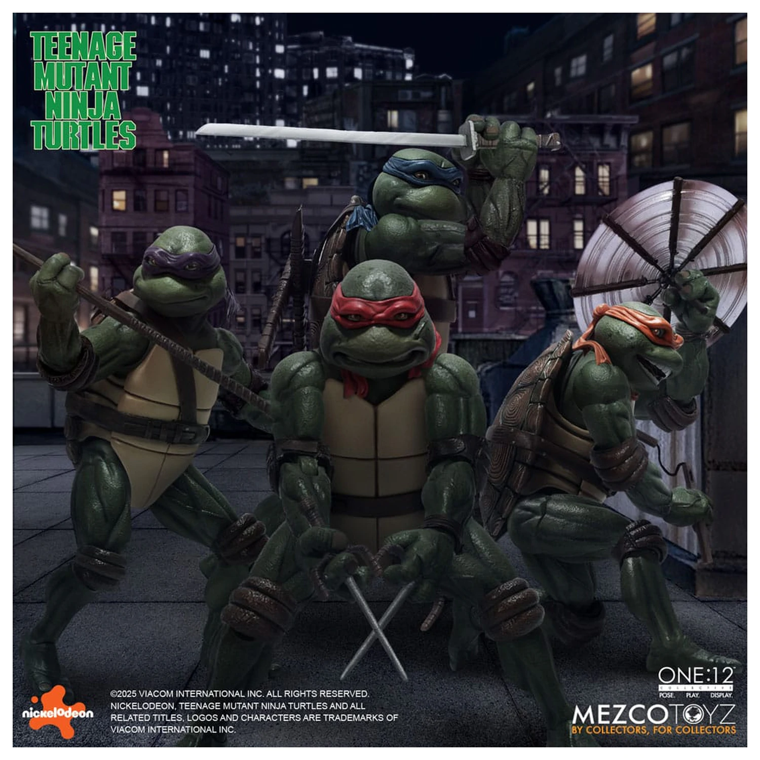 Teenage Mutant Ninja Turtles Figures box set 1/12 Teenage Mutant Ninja Turtles (1990 Movie) 15 cm produktová fotografia