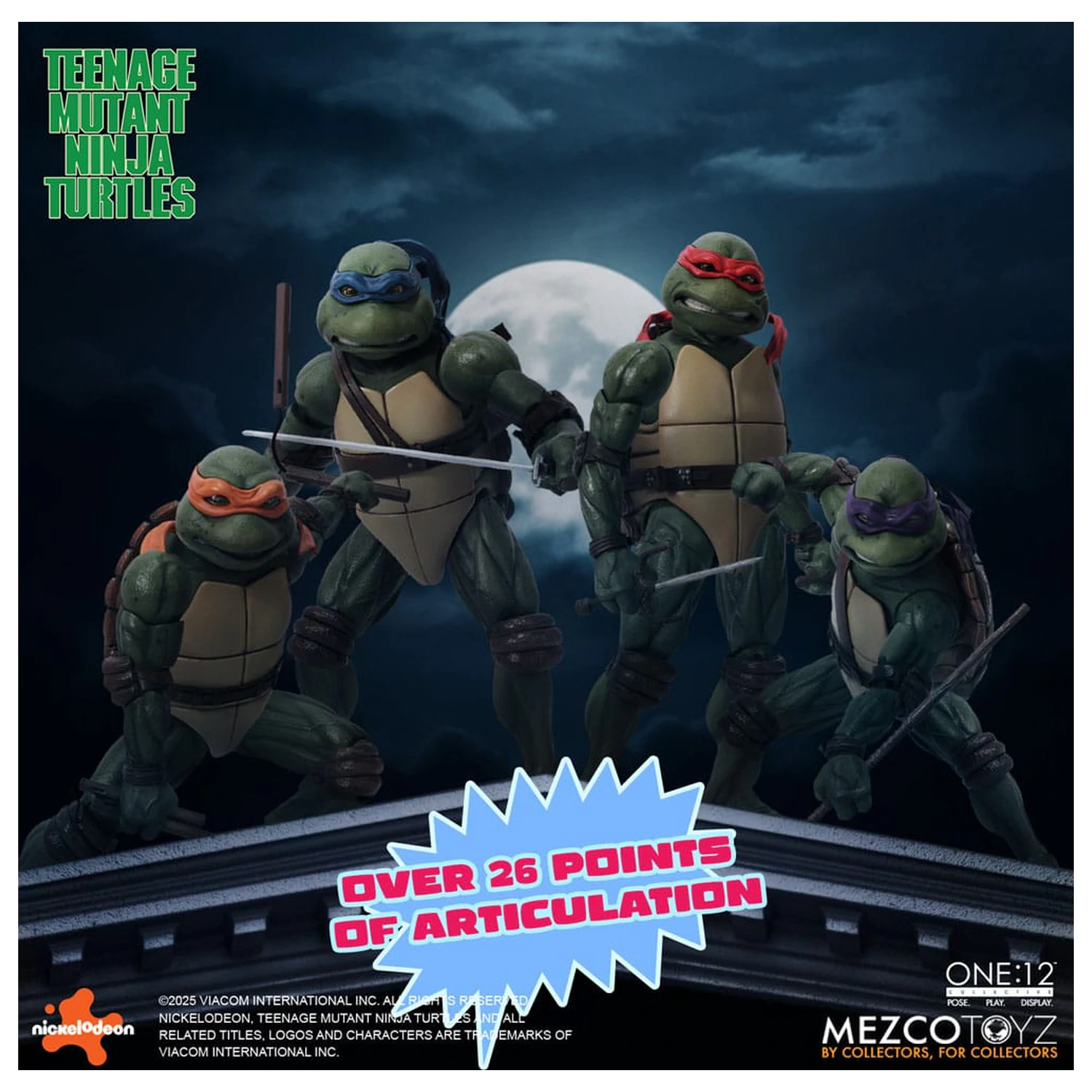 Teenage Mutant Ninja Turtles Figures box set 1/12 Teenage Mutant Ninja Turtles (1990 Movie) 15 cm produktová fotografia