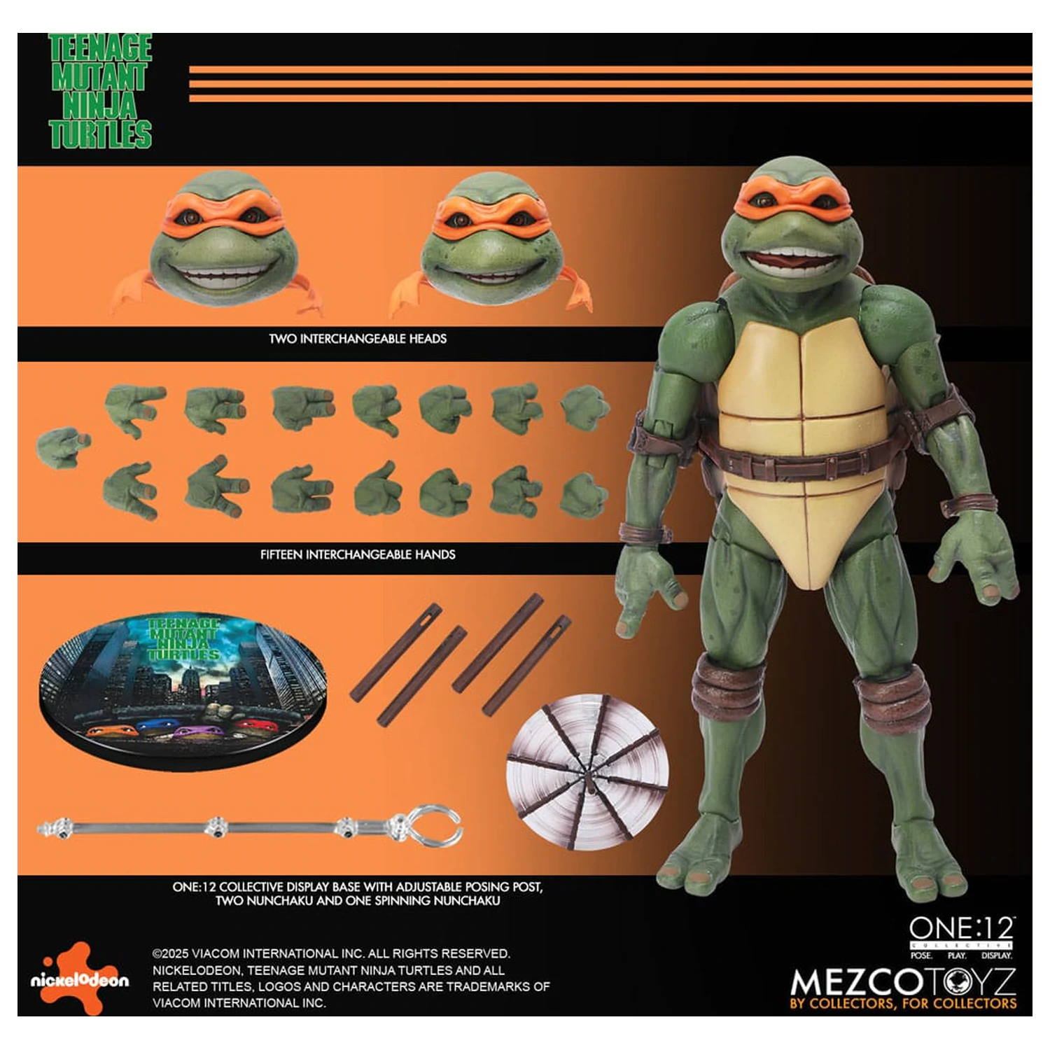 Teenage Mutant Ninja Turtles Figures box set 1/12 Teenage Mutant Ninja Turtles (1990 Movie) 15 cm produktová fotografia