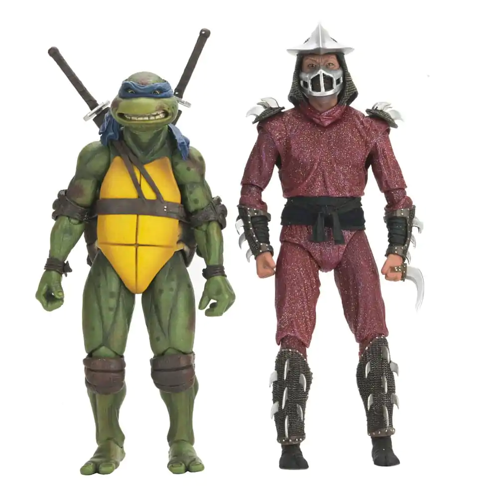 Teenage Mutant Ninja Turtles (1990 Movie) Akčná figúrka Strešná bitka Shredder verzus Leo 18 cm produktová fotografia