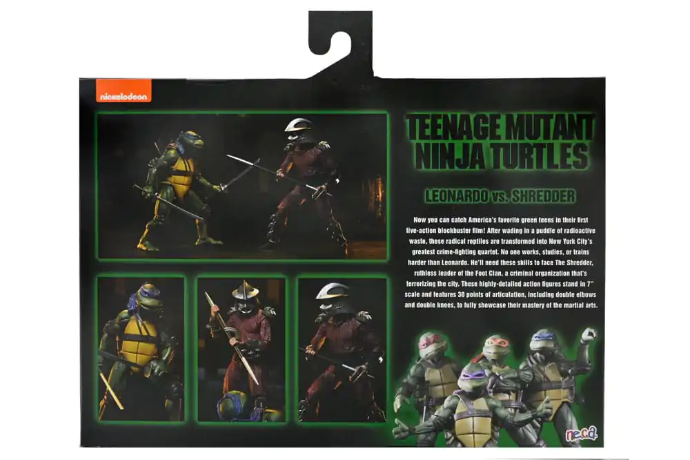 Teenage Mutant Ninja Turtles (1990 Movie) Akčná figúrka Strešná bitka Shredder verzus Leo 18 cm produktová fotografia