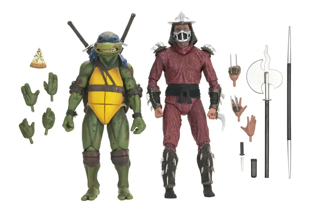 Teenage Mutant Ninja Turtles (1990 Movie) Akčná figúrka Strešná bitka Shredder verzus Leo 18 cm produktová fotografia