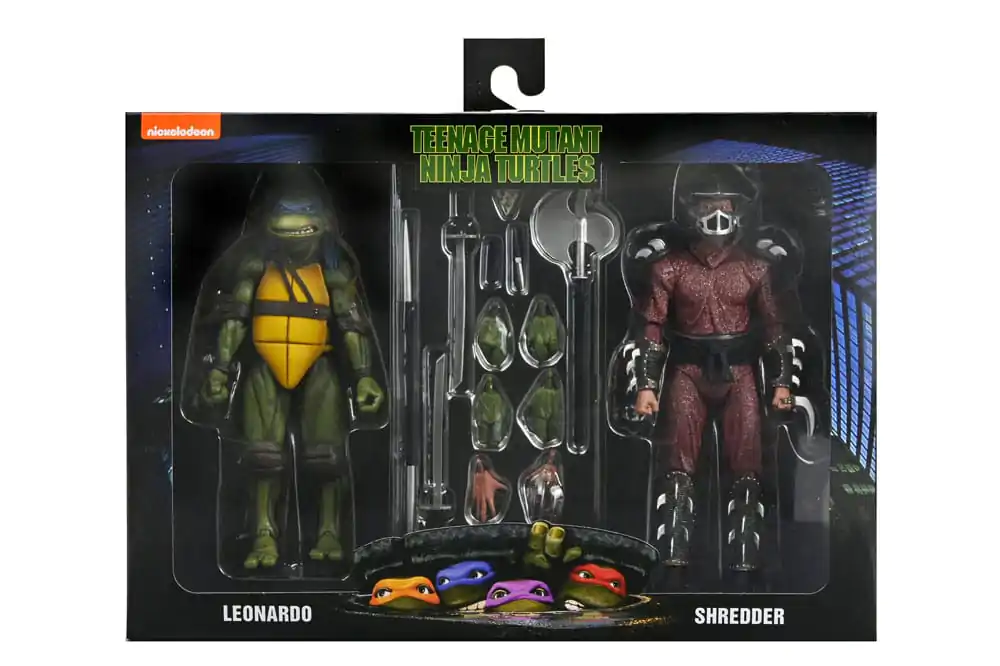 Teenage Mutant Ninja Turtles (1990 Movie) Akčná figúrka Strešná bitka Shredder verzus Leo 18 cm produktová fotografia