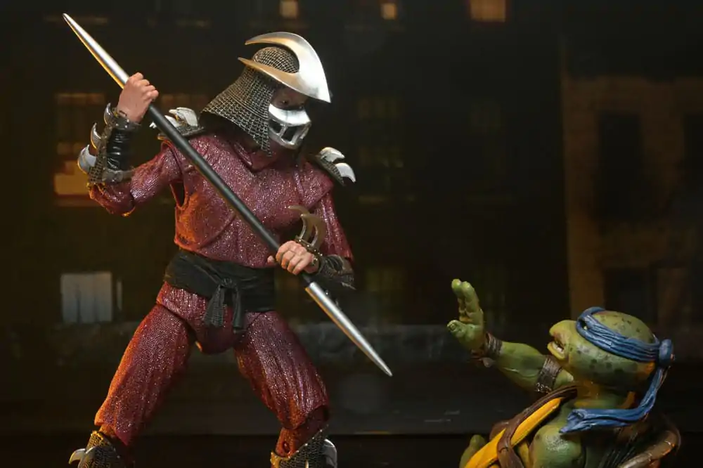 Teenage Mutant Ninja Turtles (1990 Movie) Akčná figúrka Strešná bitka Shredder verzus Leo 18 cm produktová fotografia