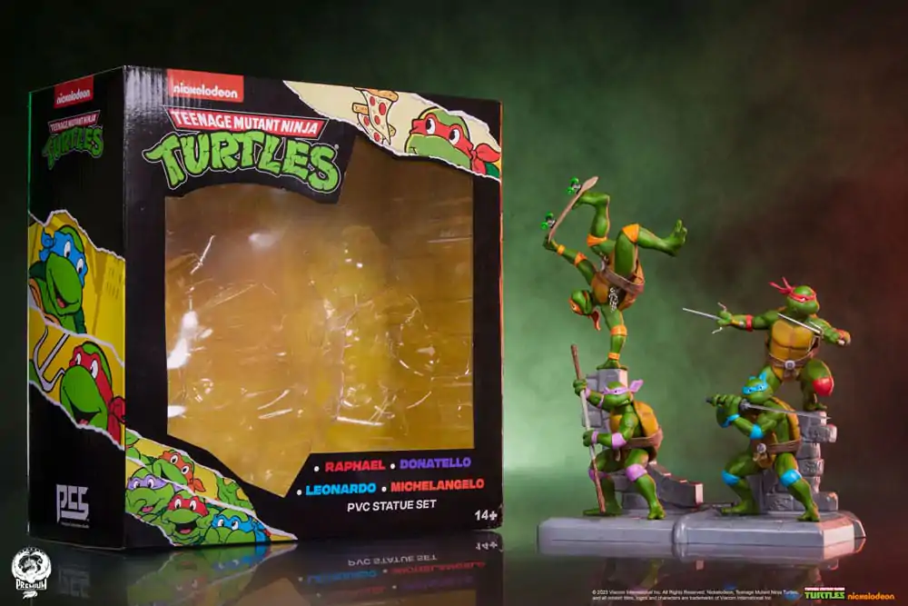 Teenage Mutant Ninja Turtles PVC Soška 4-pack  produktová fotografia