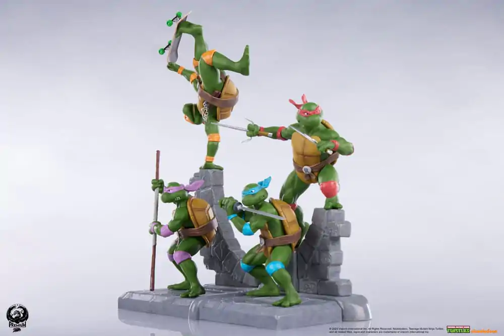 Teenage Mutant Ninja Turtles PVC Soška 4-pack  produktová fotografia