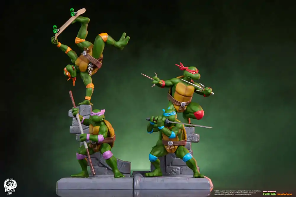 Teenage Mutant Ninja Turtles PVC Soška 4-pack  produktová fotografia