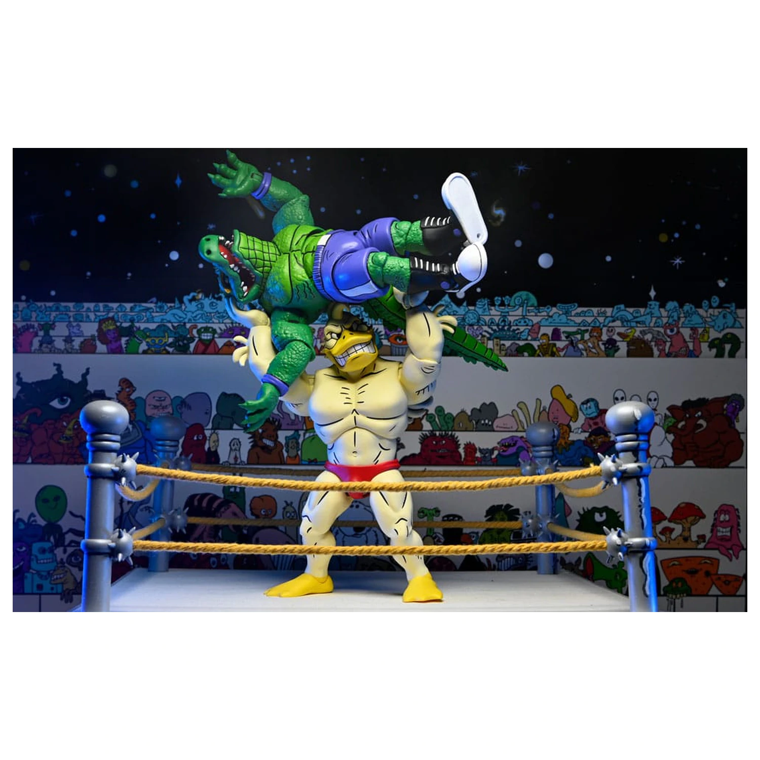 Teenage Mutant Ninja Turtles (Archie Comics) akčná figúrka Stump Wrestling Ace Duck 18 cm produktová fotografia