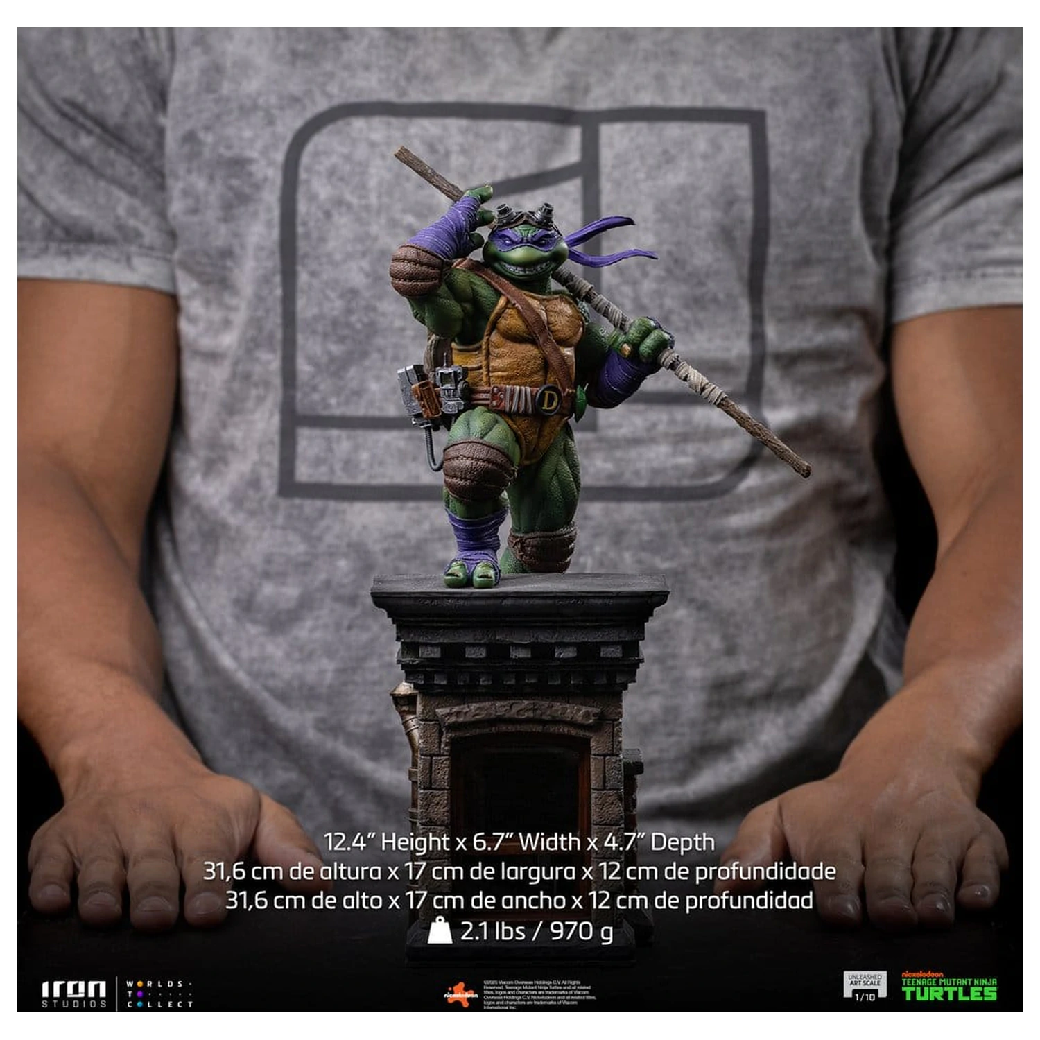 Teenage Mutant Ninja Turtles Art Scale Socha 1/10 Donatello Unleashed 32 cm produktová fotografia