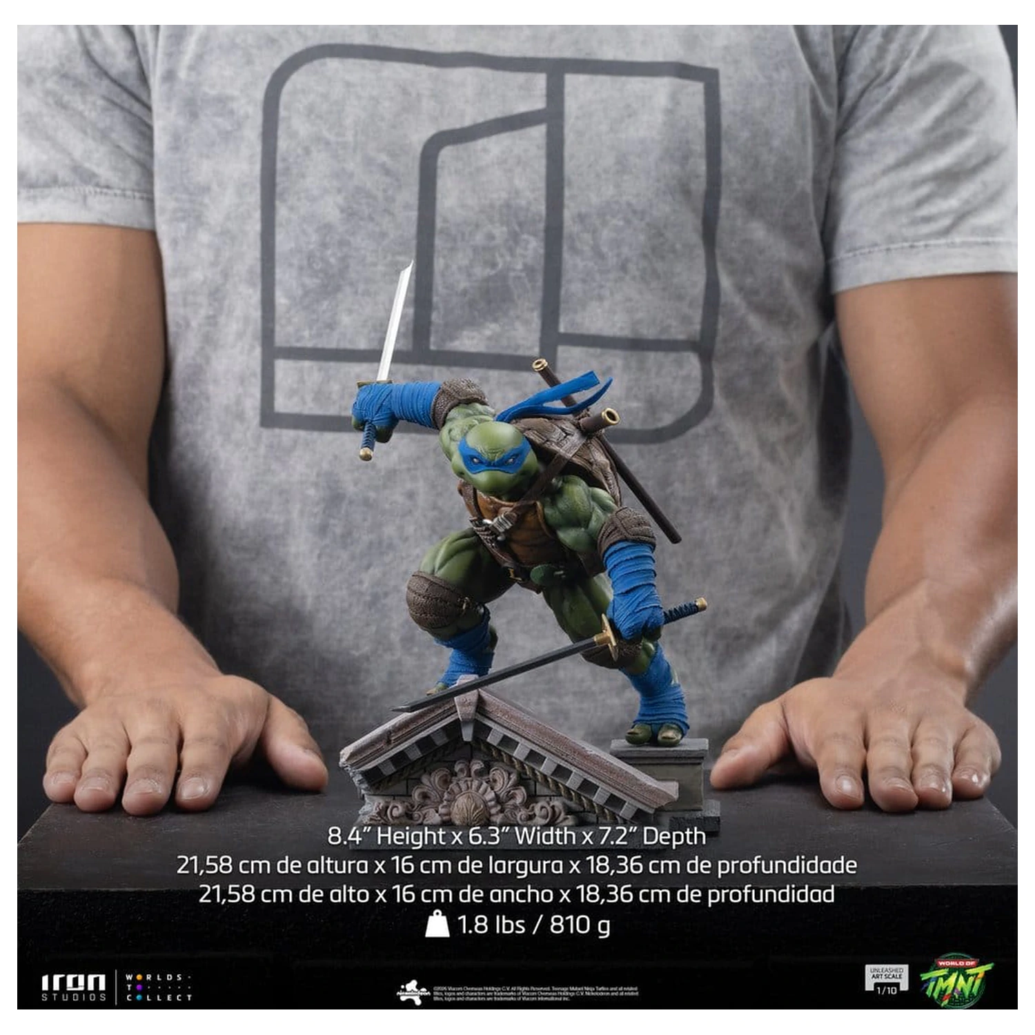 Teenage Mutant Ninja Turtles Art Scale Socha 1/10 Leonardo Unleashed 22 cm produktová fotografia