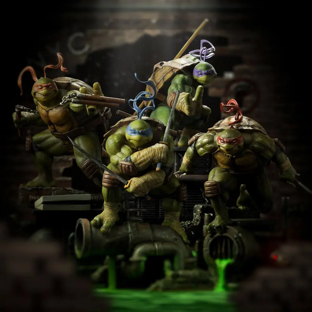 Teenage Mutant Ninja Turtles Art Scale Statue 1/10 Michelangelo 25 cm termékfotó