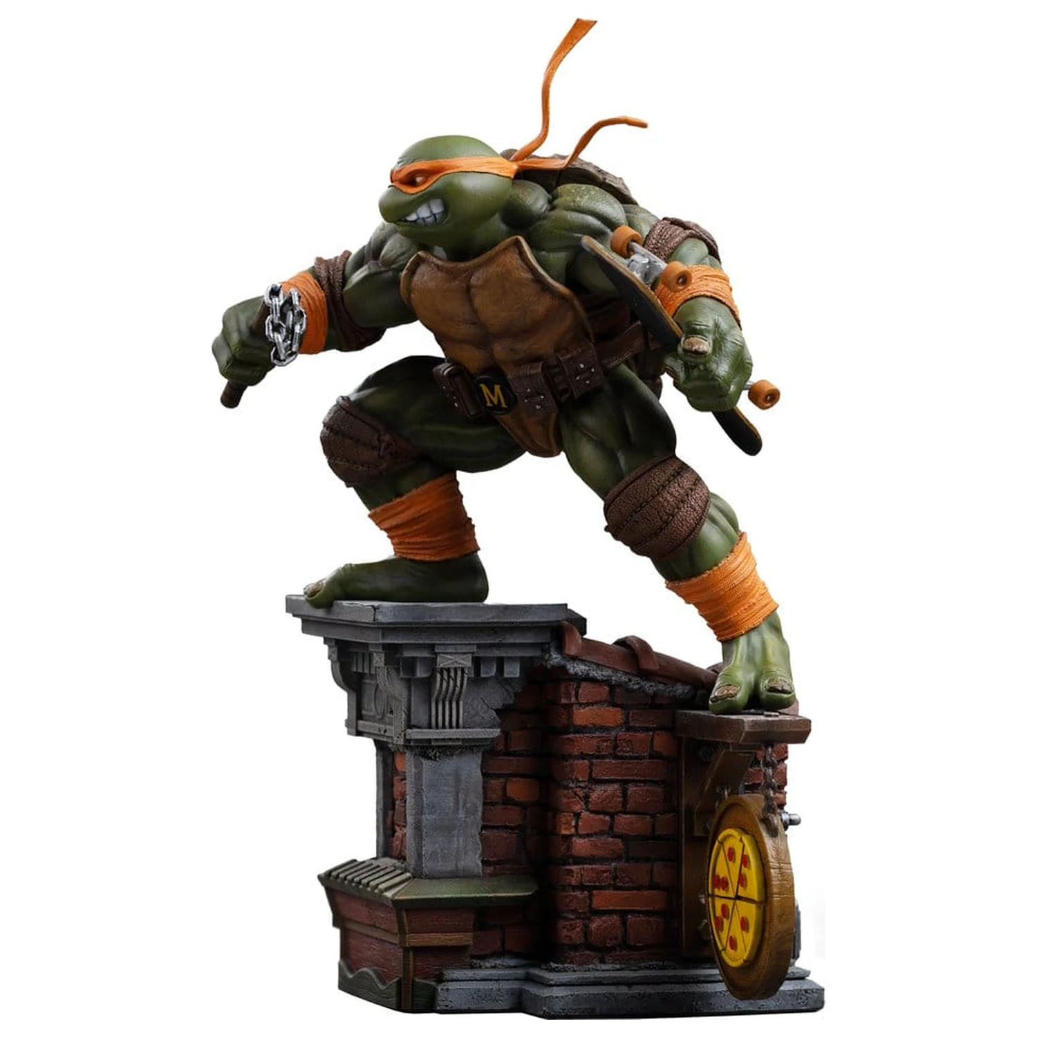 Teenage Mutant Ninja Turtles Art Scale socha 1/10 Michelangelo Unleashed 24 cm produktová fotografia