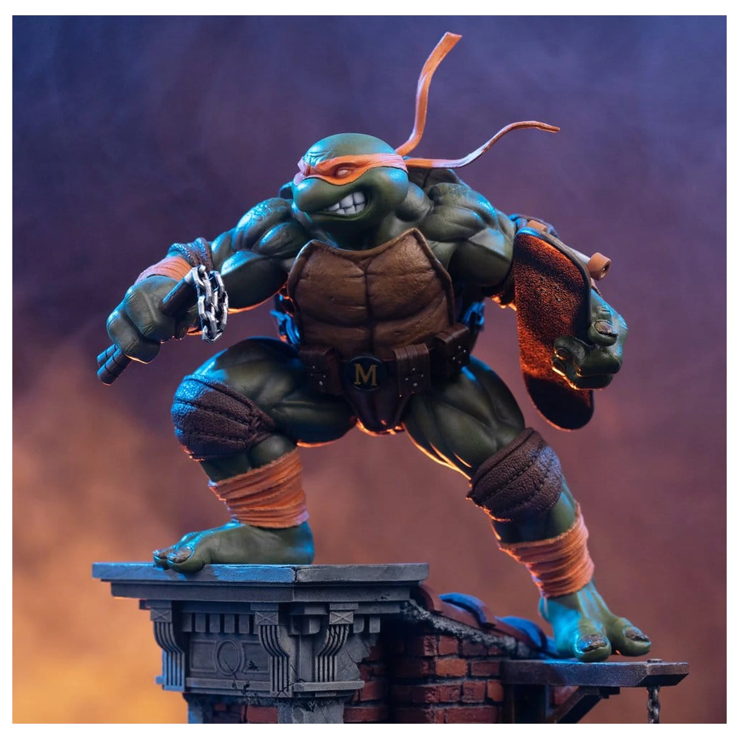 Teenage Mutant Ninja Turtles Art Scale socha 1/10 Michelangelo Unleashed 24 cm produktová fotografia