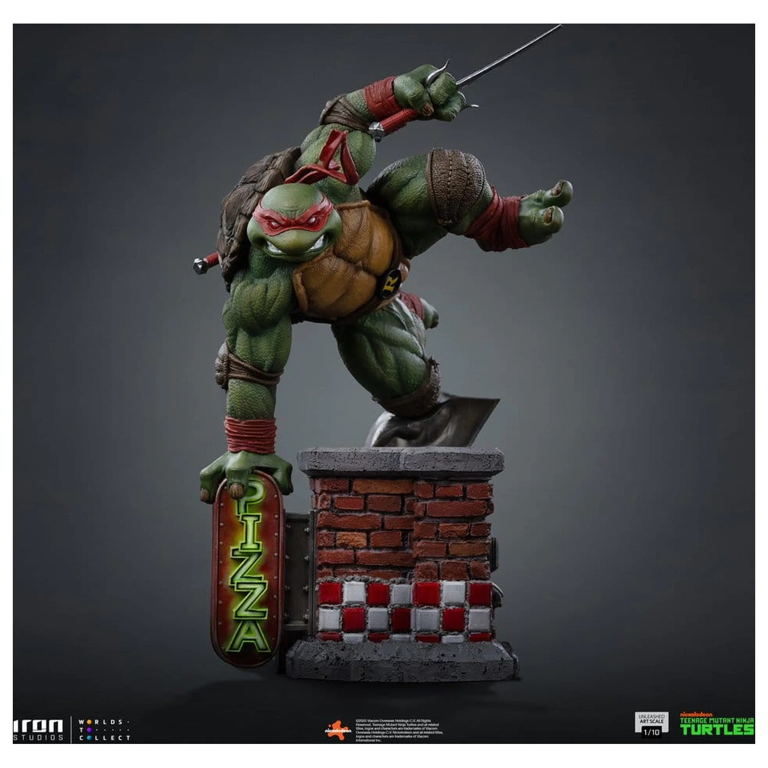 Teenage Mutant Ninja Turtles Art Scale socha 1/10 Raphael 24 cm produktová fotografia