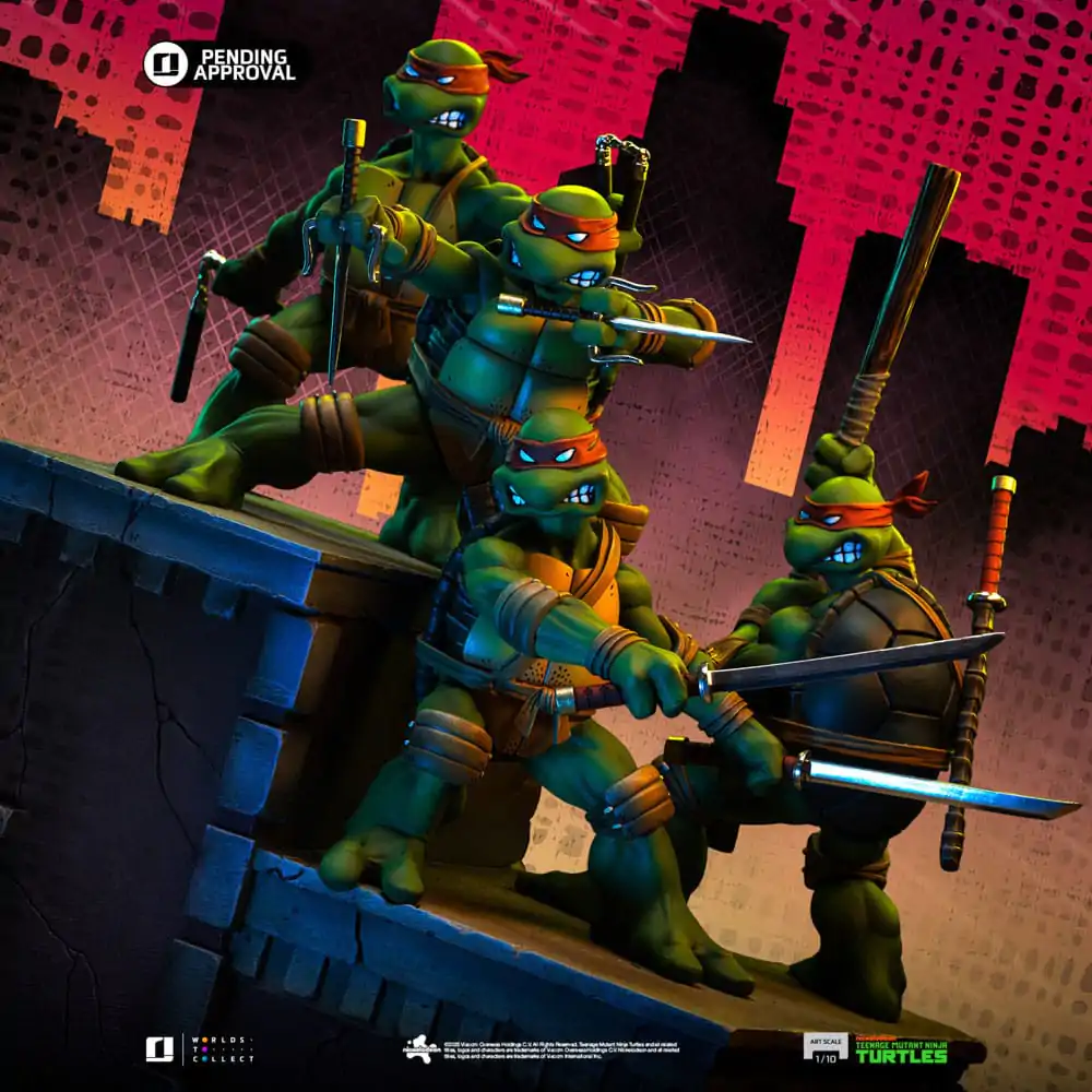 Teenage Mutant Ninja Turtles Art Scale Socha 1/10 Teenage Mutant Ninja Turtles Kevin Eastman Version 24 cm produktová fotografia
