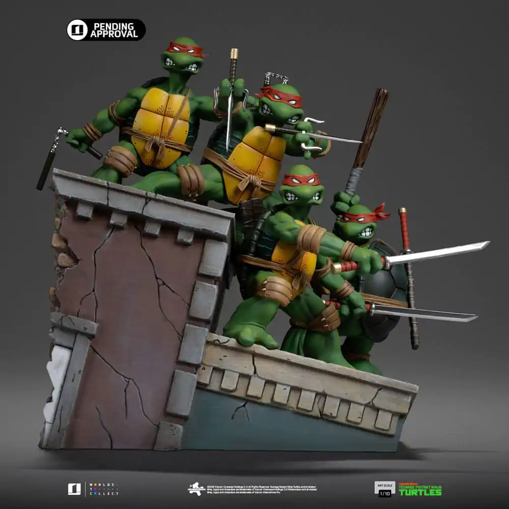 Teenage Mutant Ninja Turtles Art Scale Socha 1/10 Teenage Mutant Ninja Turtles Kevin Eastman Version 24 cm produktová fotografia