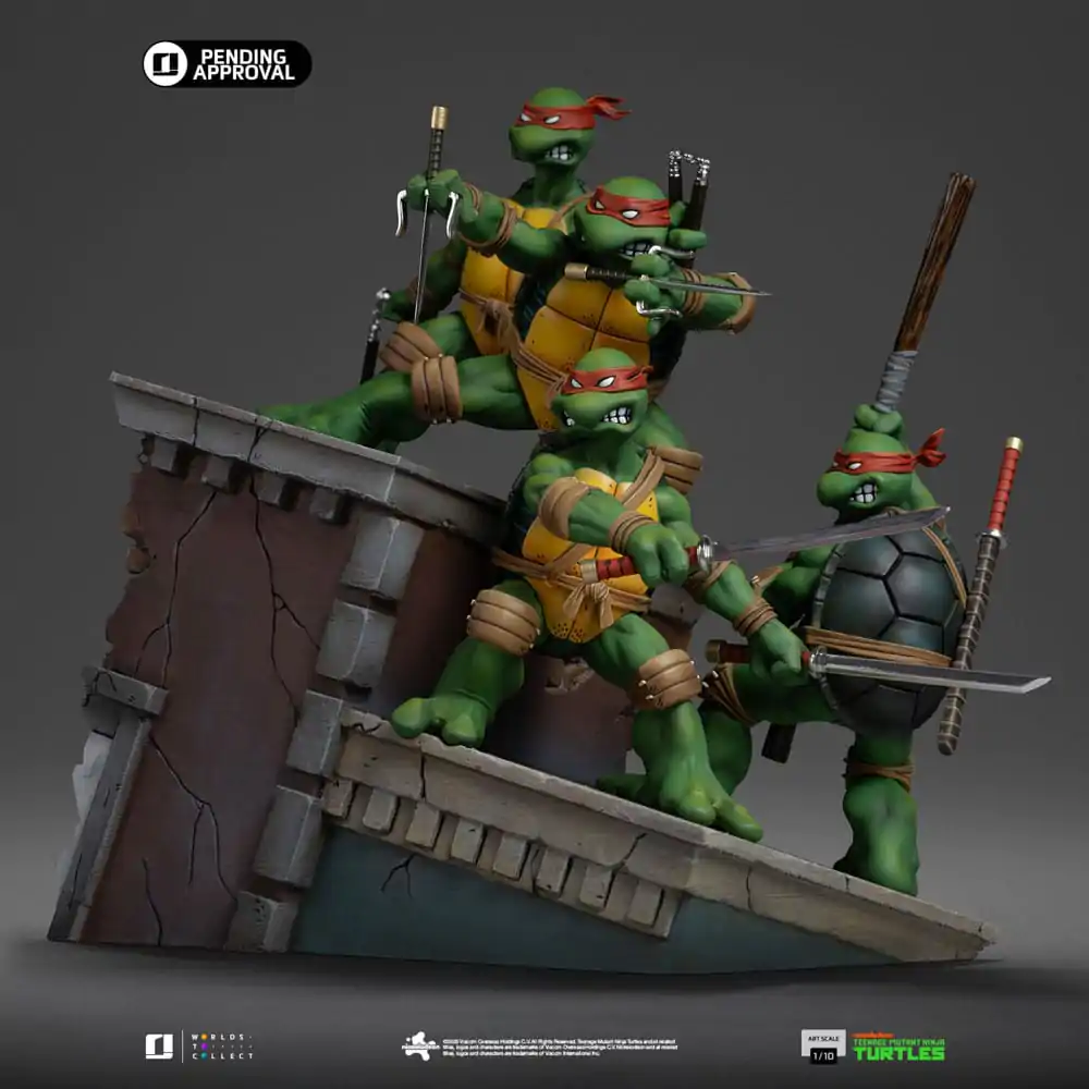 Teenage Mutant Ninja Turtles Art Scale Socha 1/10 Teenage Mutant Ninja Turtles Kevin Eastman Version 24 cm produktová fotografia