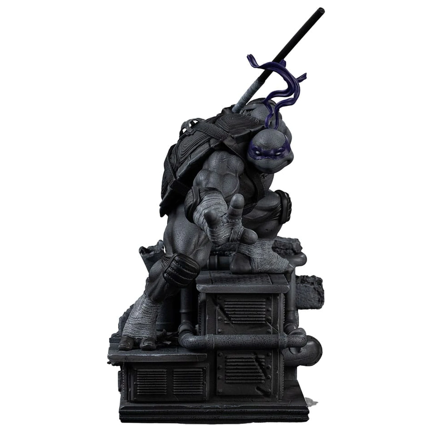 Teenage Mutant Ninja Turtles Art Scale socha 1/10 Donatello Black and White Variant 26 cm produktová fotografia