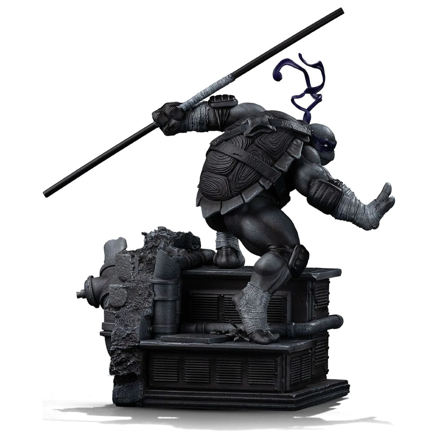 Teenage Mutant Ninja Turtles Art Scale socha 1/10 Donatello Black and White Variant 26 cm produktová fotografia