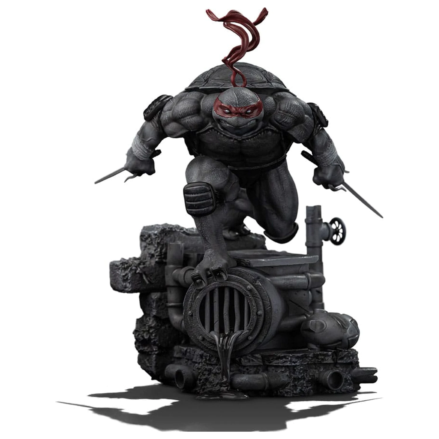 Teenage Mutant Ninja Turtles Art Scale socha 1/10 Raphael Black and White Variant 26 cm produktová fotografia