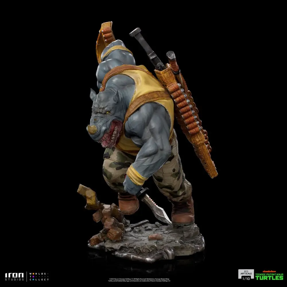 Teenage Mutant Ninja Turtles BDS Art Scale Socha 1/10 Rocksteady 24 cm produktová fotografia
