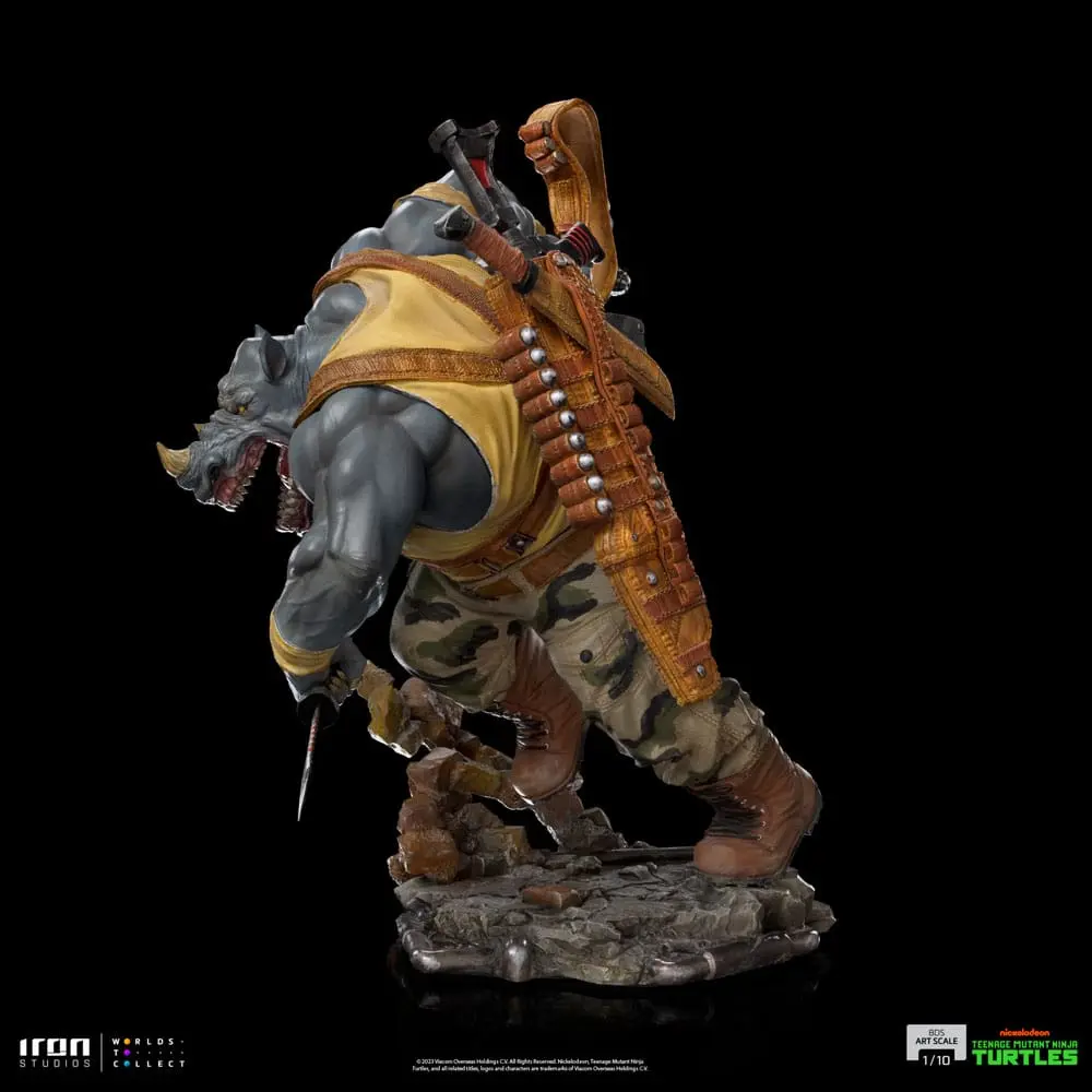 Teenage Mutant Ninja Turtles BDS Art Scale Socha 1/10 Rocksteady 24 cm produktová fotografia