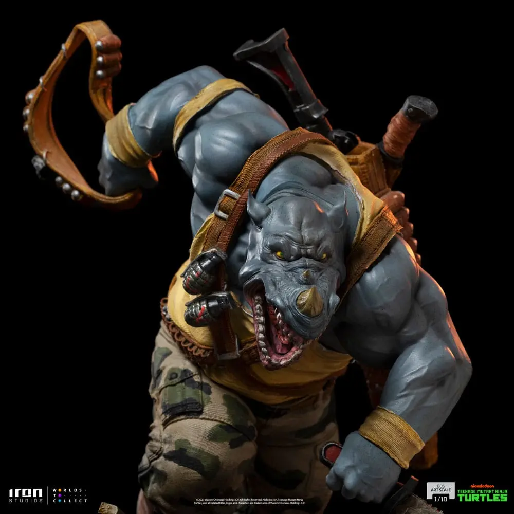 Teenage Mutant Ninja Turtles BDS Art Scale Socha 1/10 Rocksteady 24 cm produktová fotografia