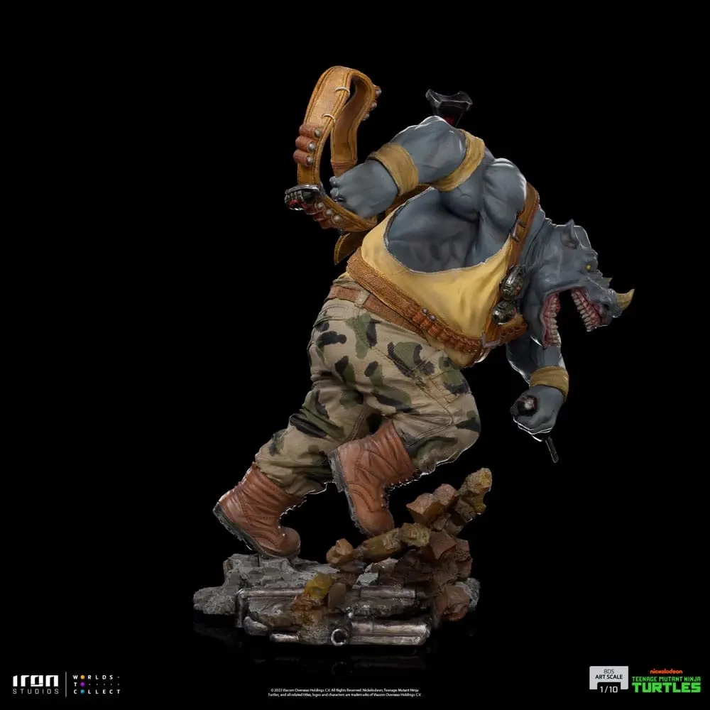 Teenage Mutant Ninja Turtles BDS Art Scale Socha 1/10 Rocksteady 24 cm produktová fotografia