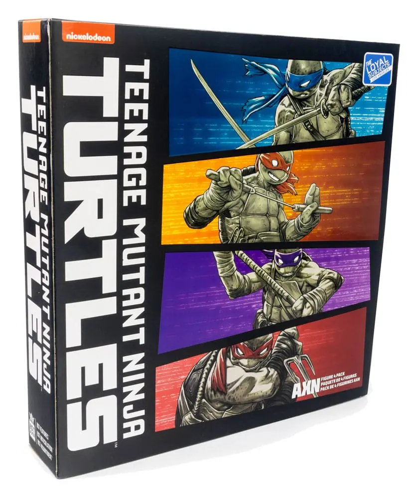 Teenage Mutant Ninja Turtles BST AXN Akčné figúrky 4-balenie Black&White (IDW Comics) 13 cm produktová fotografia