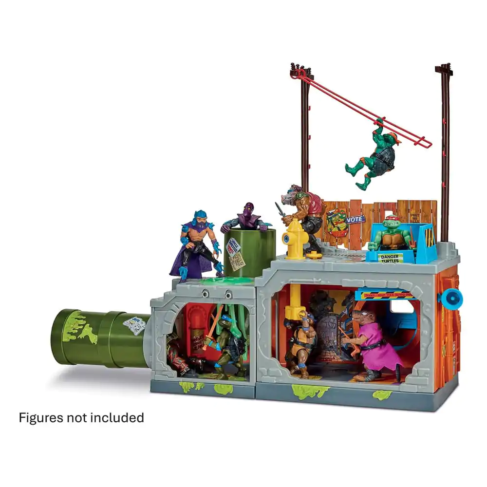Teenage Mutant Ninja Turtles Building Secret Sewer Lid Playset Mutant Module 30 cm hracia súprava produktová fotografia