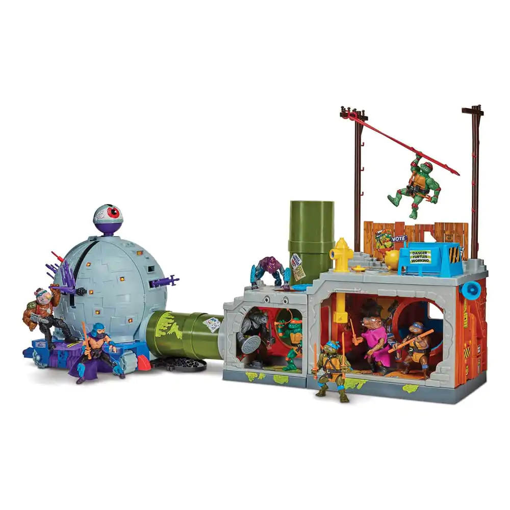 Teenage Mutant Ninja Turtles Building Secret Sewer Lid Playset Mutant Module 30 cm hracia súprava produktová fotografia