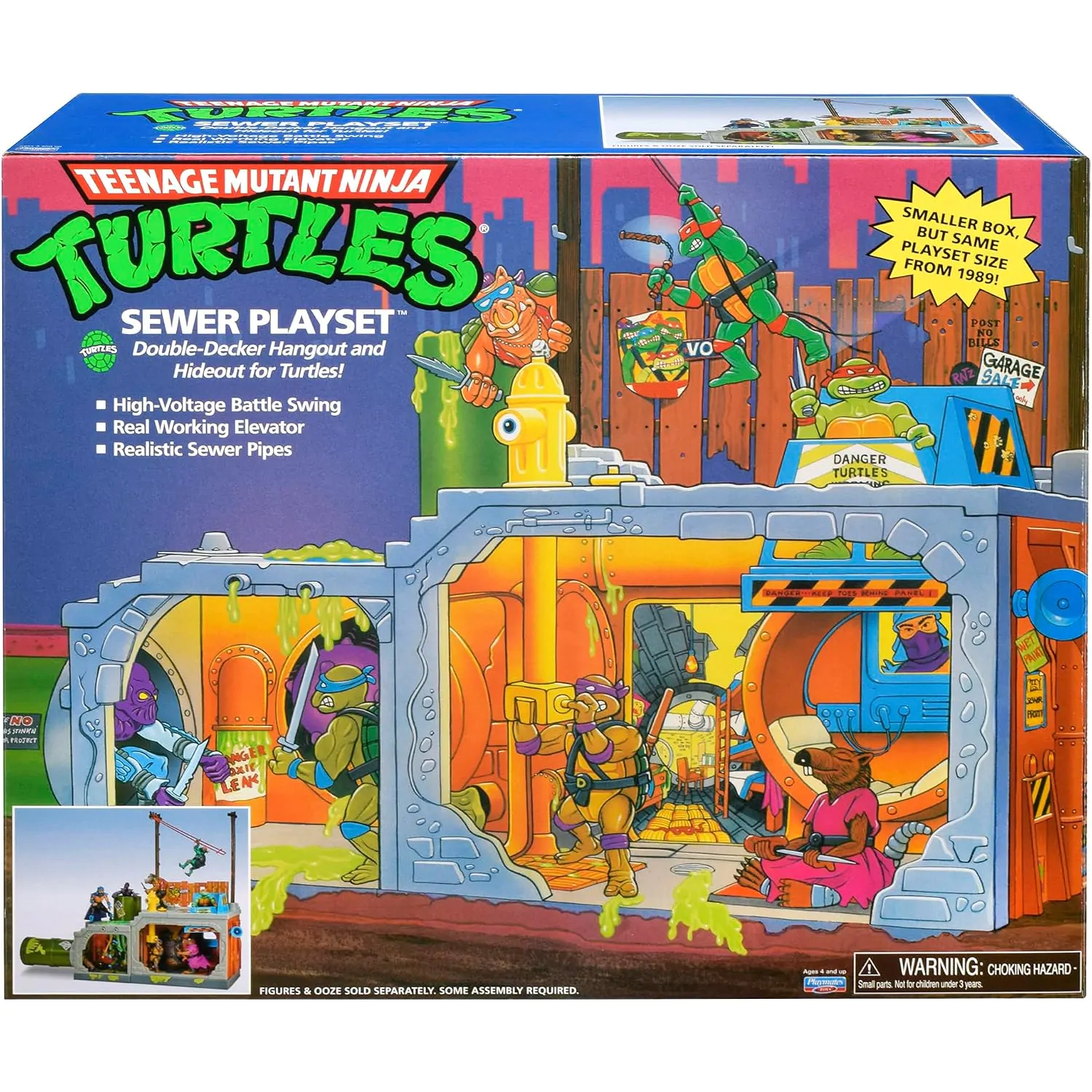 Teenage Mutant Ninja Turtles Building Secret Sewer Lid Playset Mutant Module 30 cm hracia súprava produktová fotografia