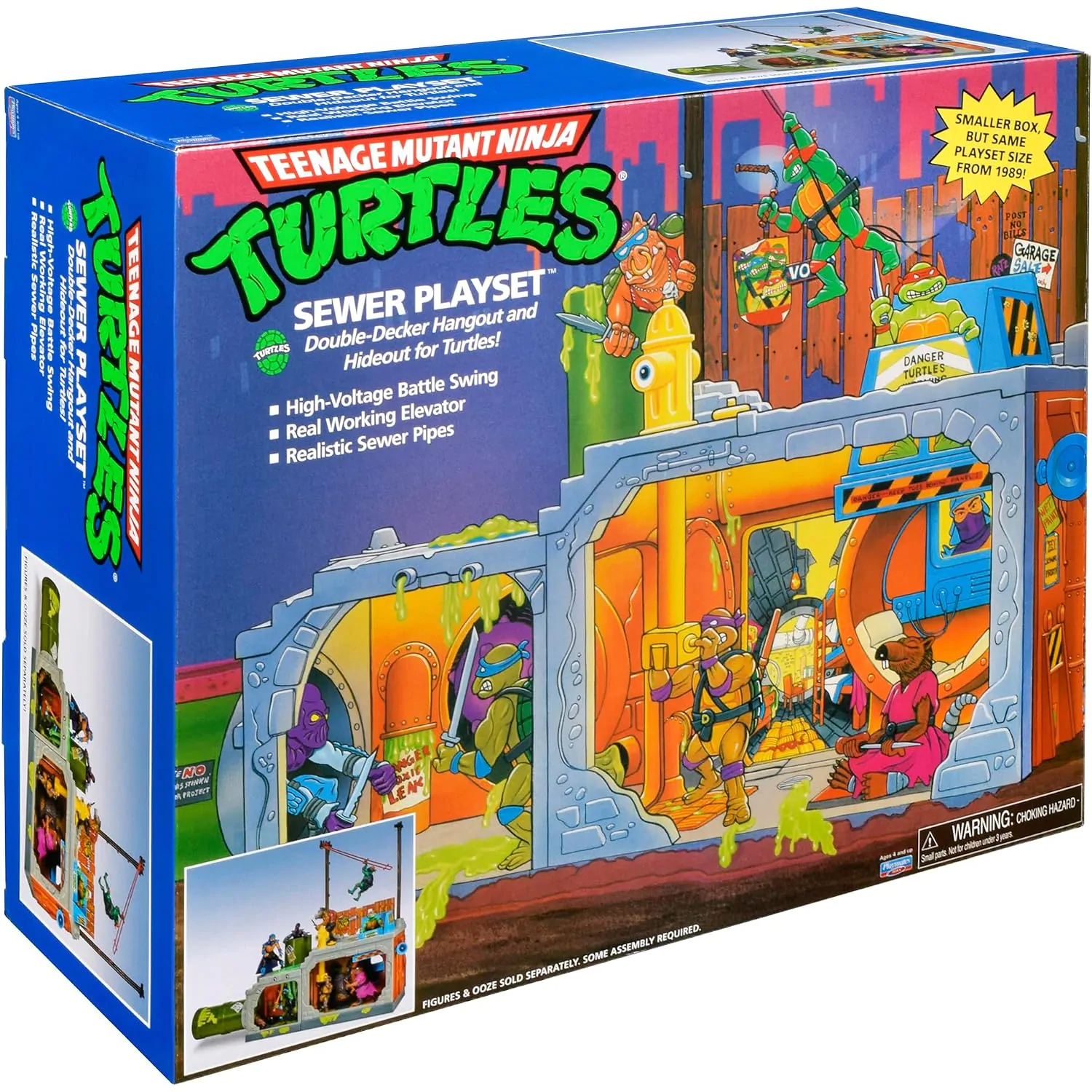 Teenage Mutant Ninja Turtles Building Secret Sewer Lid Playset Mutant Module 30 cm hracia súprava produktová fotografia