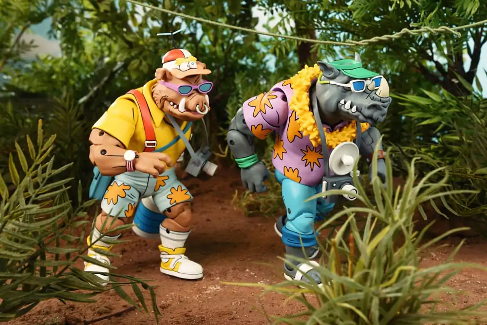 Teenage Mutant Ninja Turtles (Cartoon 1980) Akčná figúrka 2 Pack Vacation Bebop and Rocksteady 18 cm produktová fotografia