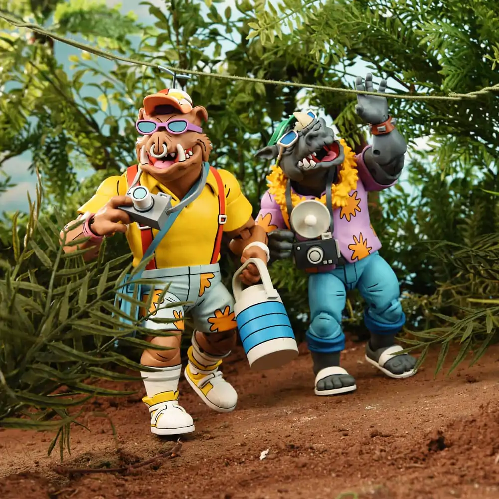 Teenage Mutant Ninja Turtles (Cartoon 1980) Akčná figúrka 2 Pack Vacation Bebop and Rocksteady 18 cm produktová fotografia