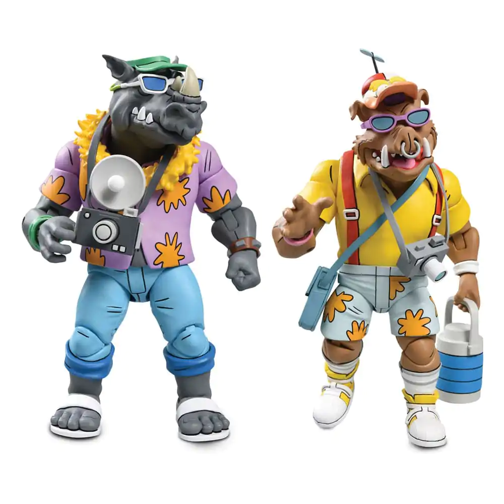 Teenage Mutant Ninja Turtles (Cartoon 1980) Akčná figúrka 2 Pack Vacation Bebop and Rocksteady 18 cm produktová fotografia