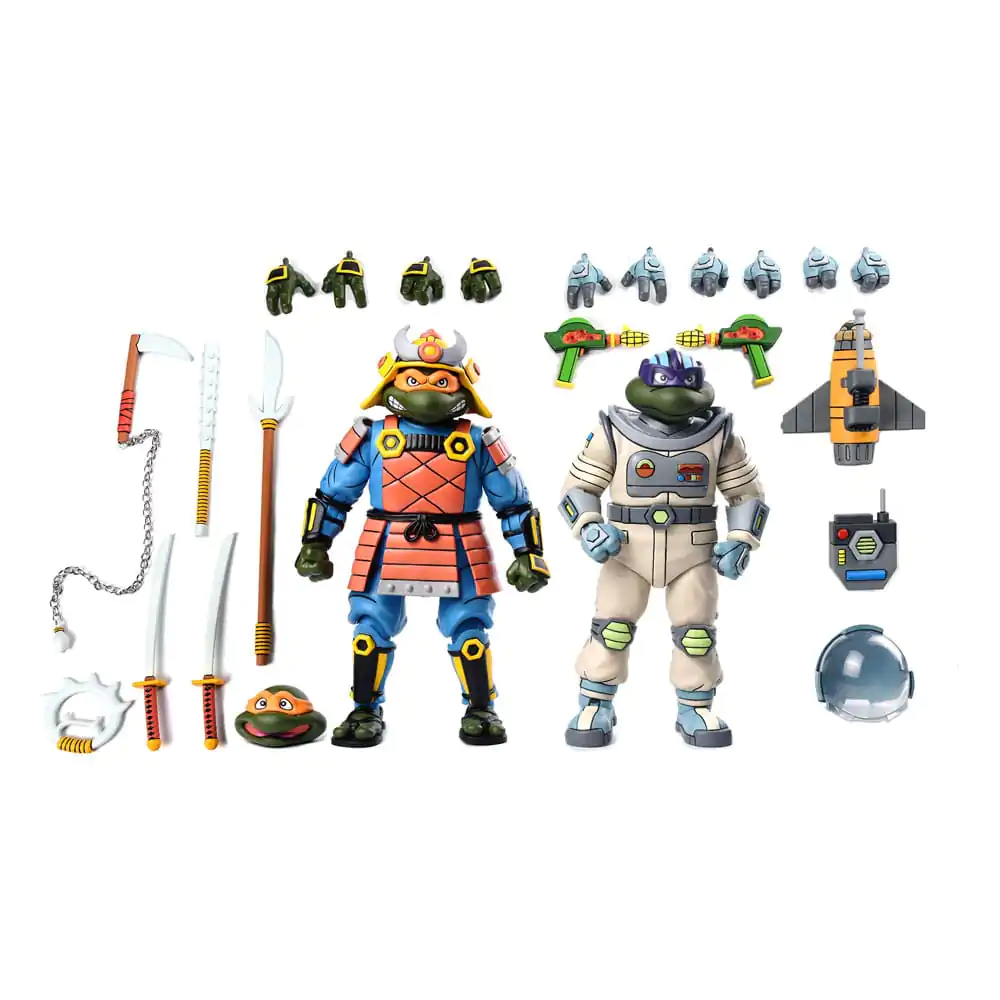 Teenage Mutant Ninja Turtles (Cartoon) Akčná Figúrka 2 Pack Space Adventure & Samurai Turtles 18 cm produktová fotografia