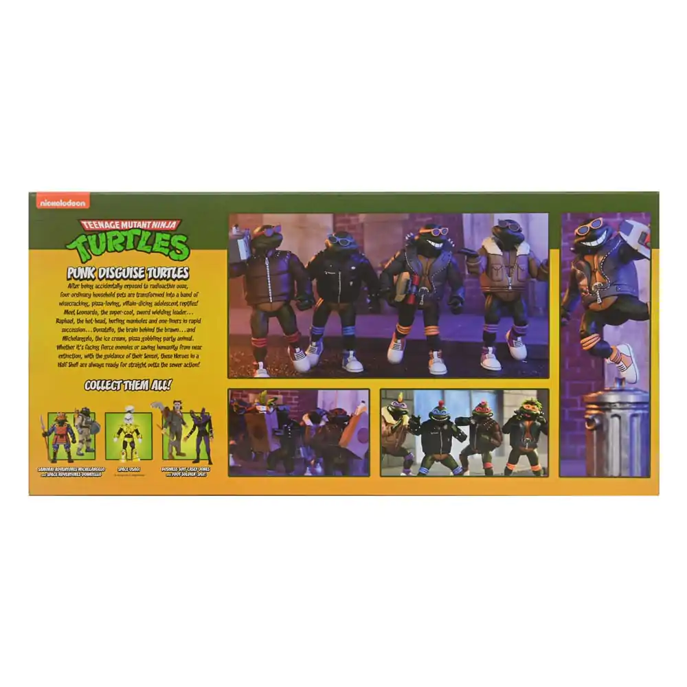 Teenage Mutant Ninja Turtles (Cartoon) Akčné figúrky 4-Pack Punk Turtles 18 cm produktová fotografia