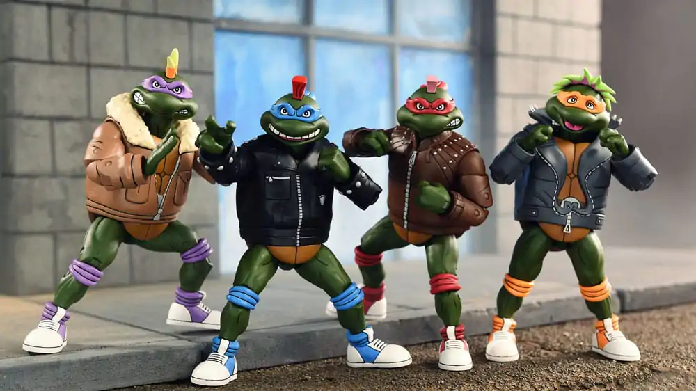 Teenage Mutant Ninja Turtles (Cartoon) Akčné figúrky 4-Pack Punk Turtles 18 cm produktová fotografia